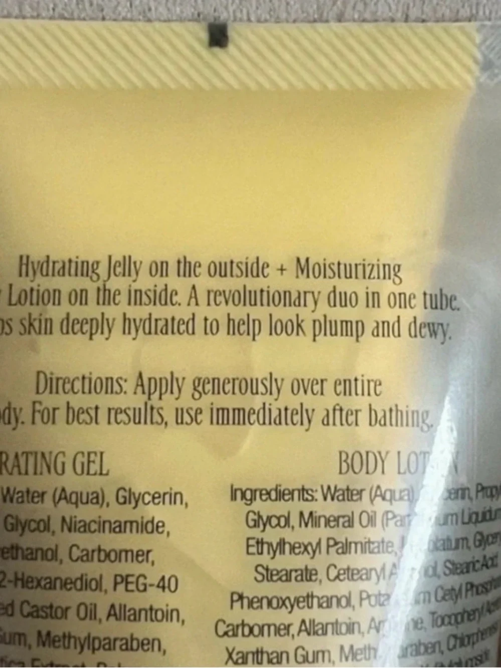 Coconut Sugar Dual Hydration Body Lotion - Yellow